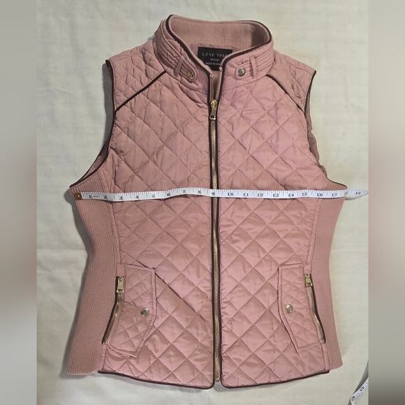 Love Tree Pink Quilted Puffer Vest - Picture 8 of 8
